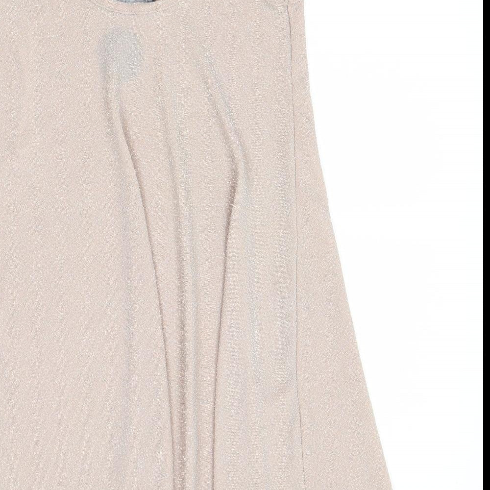 Atmosphere Womens Gold   Skater Dress  Size 6