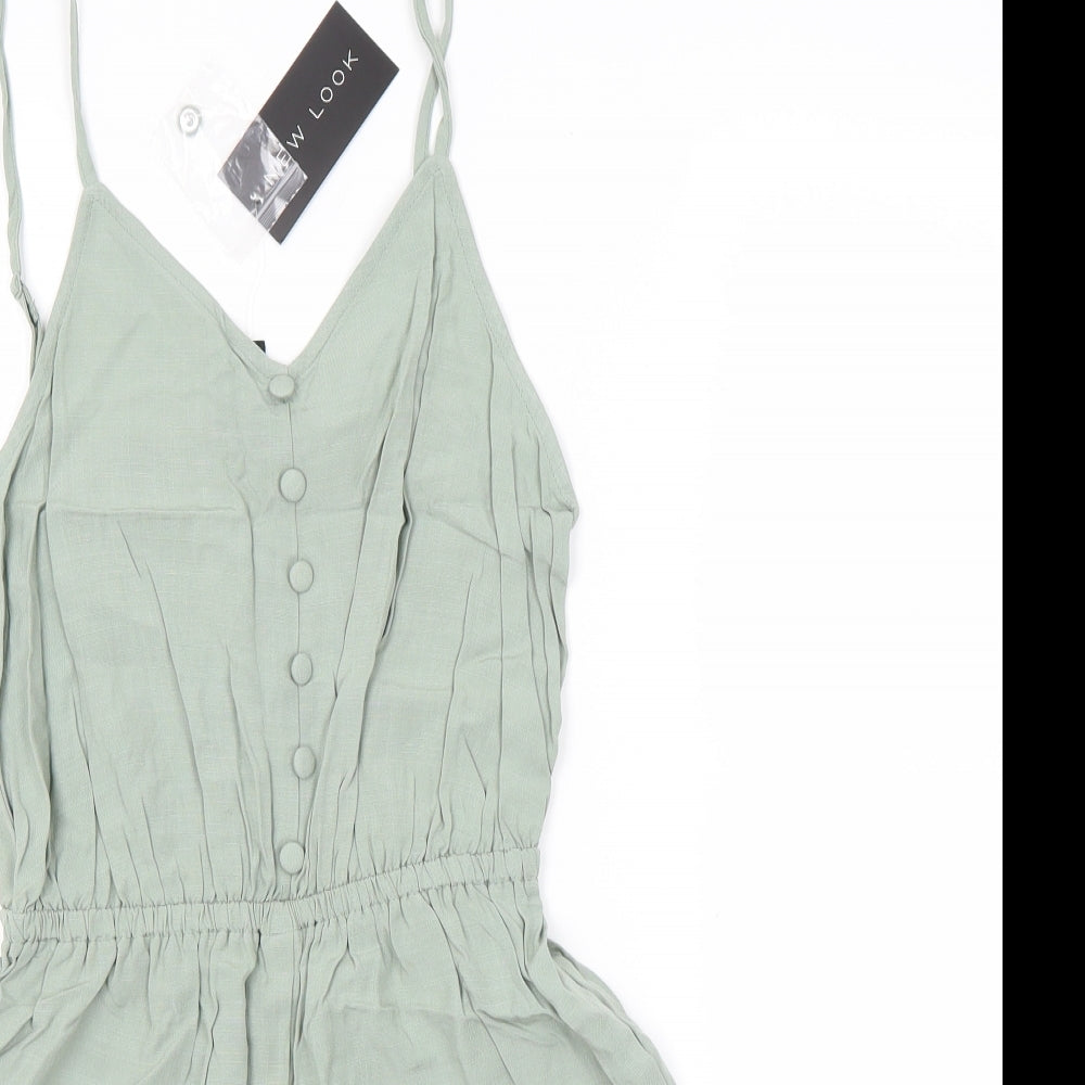 New Look Womens Green   Shorts One-Piece Size 8