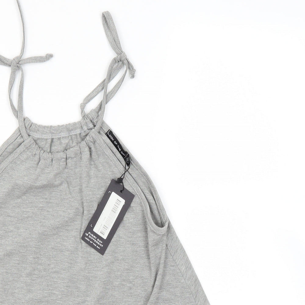 lotd Womens Grey   Camisole Blouse Size 8