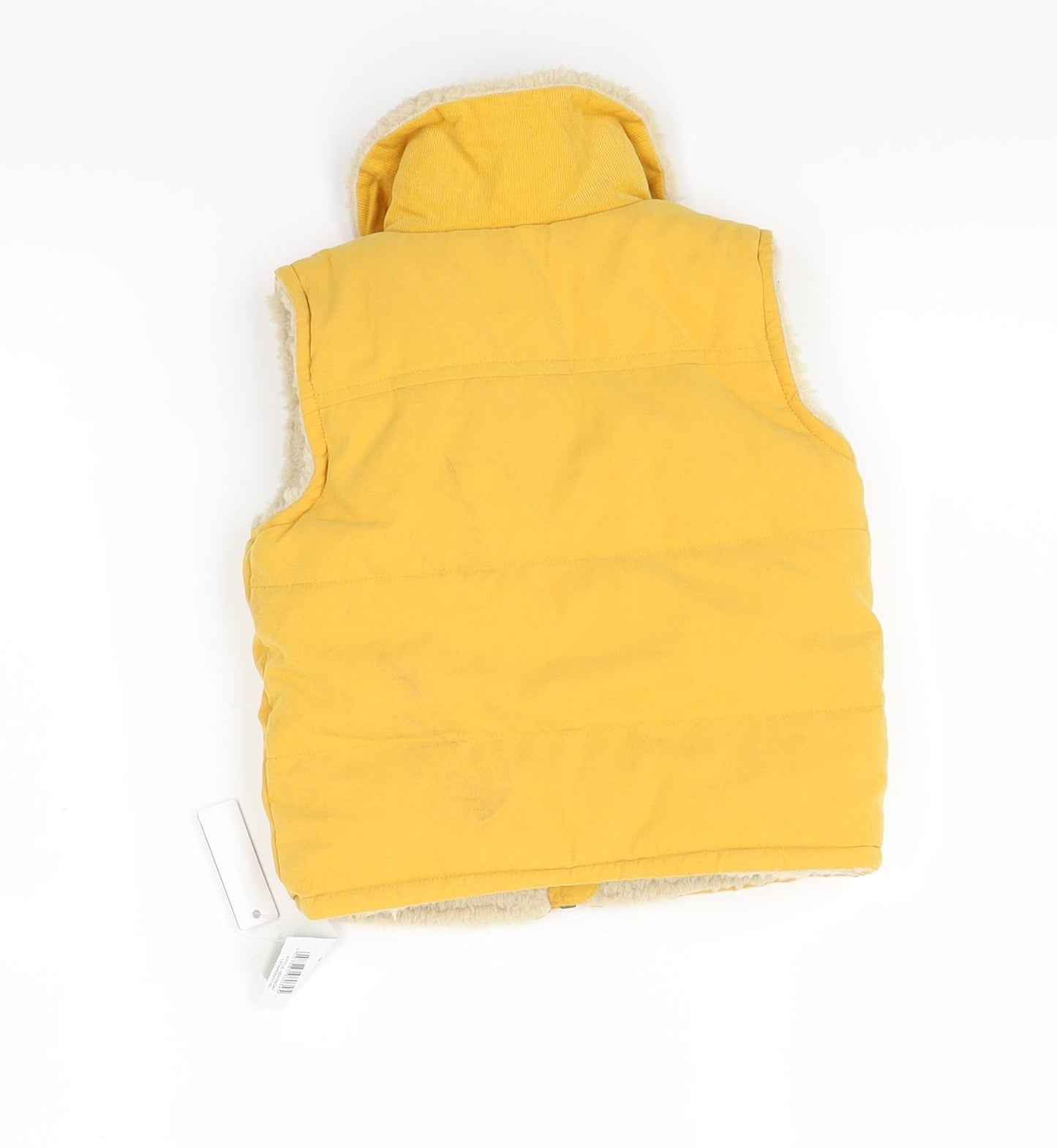 George Boys Yellow   Gilet Coat Size 6-9 Months