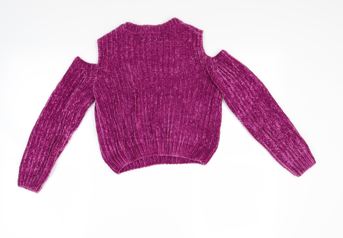 Kylie Girls Purple   Pullover Jumper Size 9-10 Years