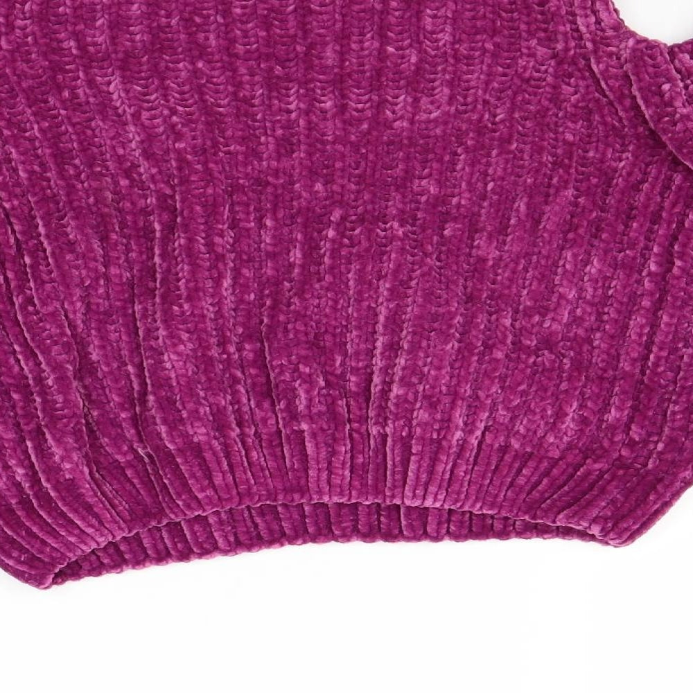 Kylie Girls Purple   Pullover Jumper Size 9-10 Years