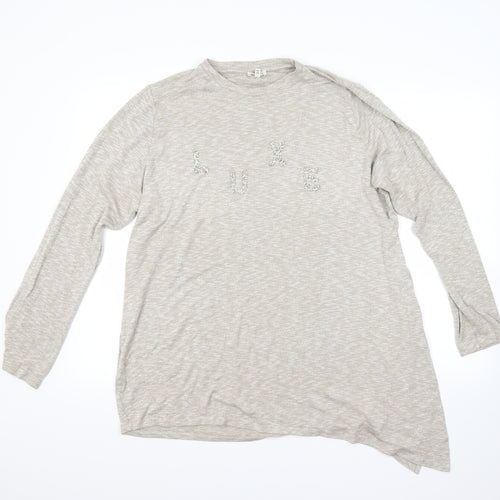 River Island Womens Beige   Pullover Jumper Size 18