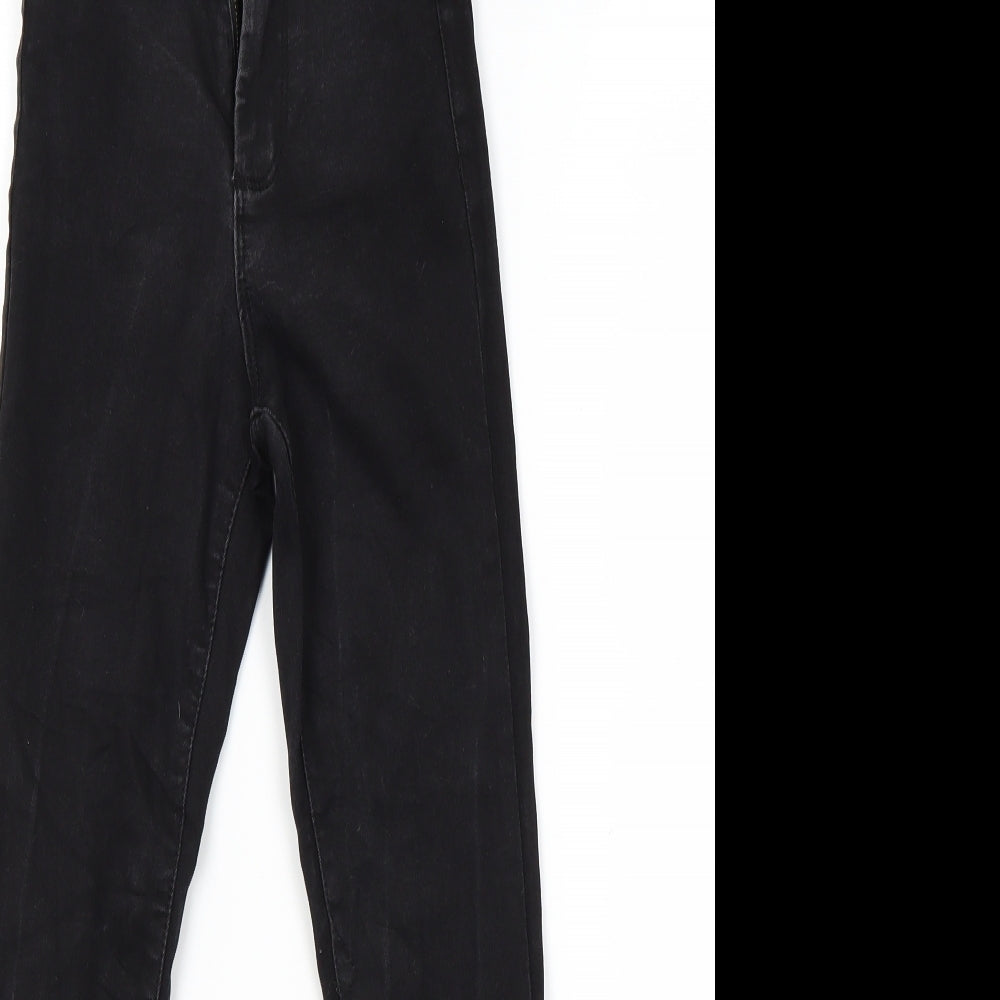 Primark Womens Black  Denim Skinny Jeans Size 4 L24 in