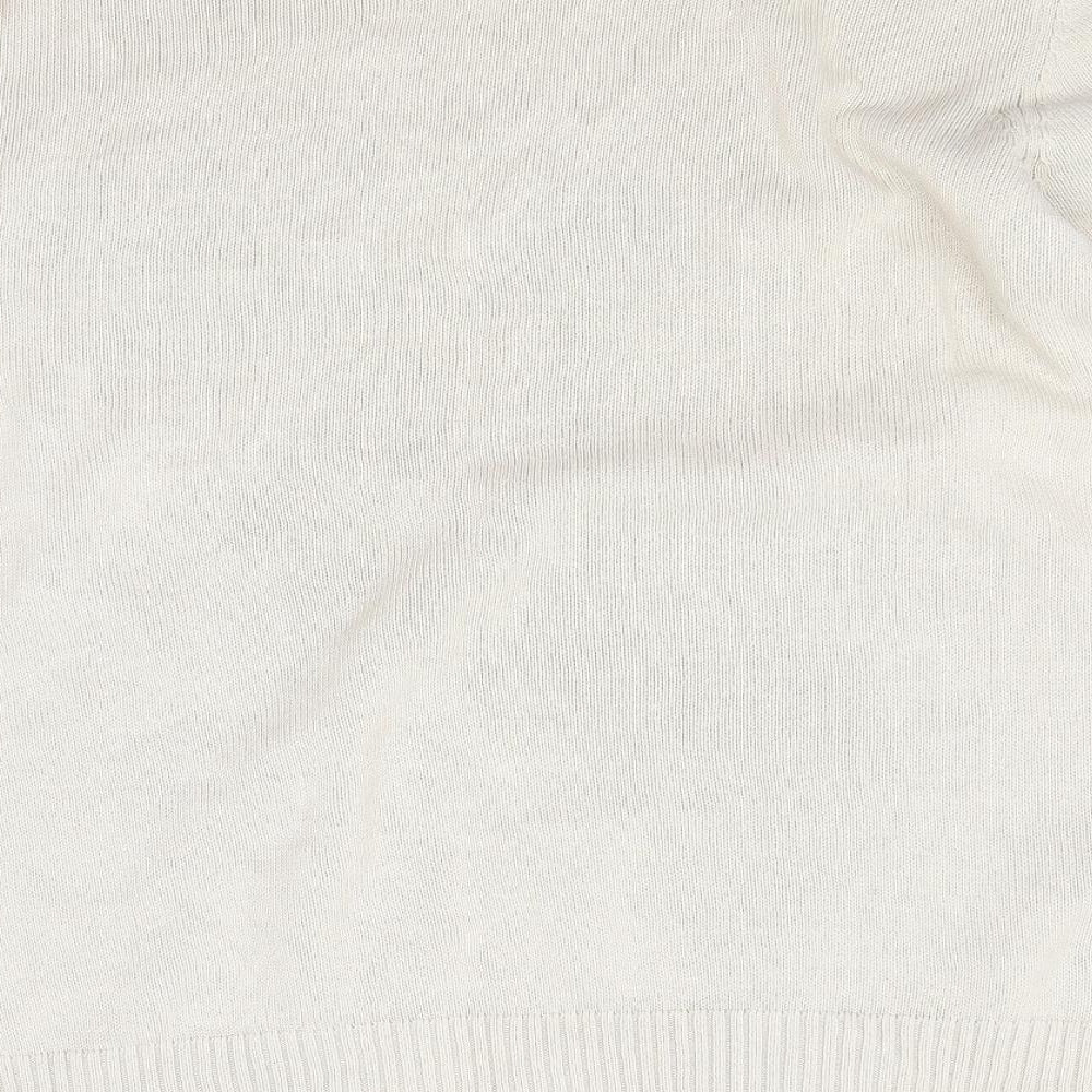 Easy Mens Beige   Pullover Jumper Size L