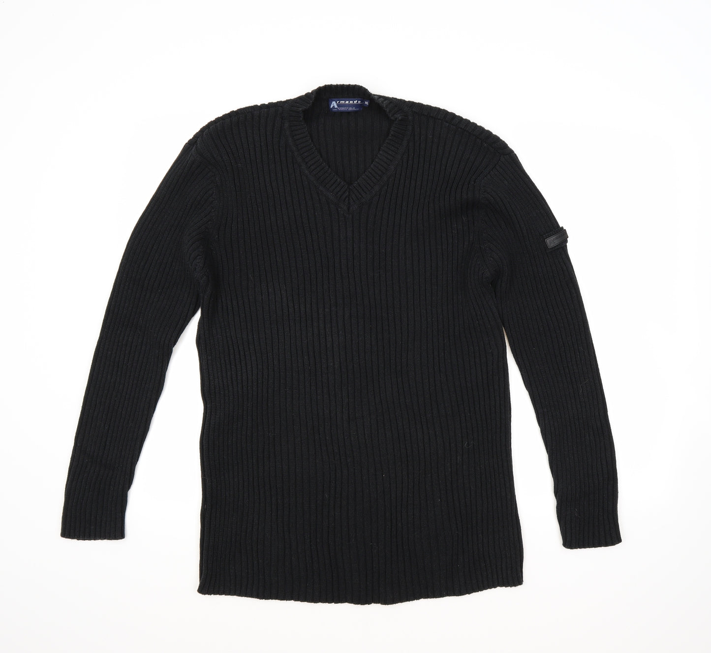 Armando Womens Black   Pullover Jumper Size XL