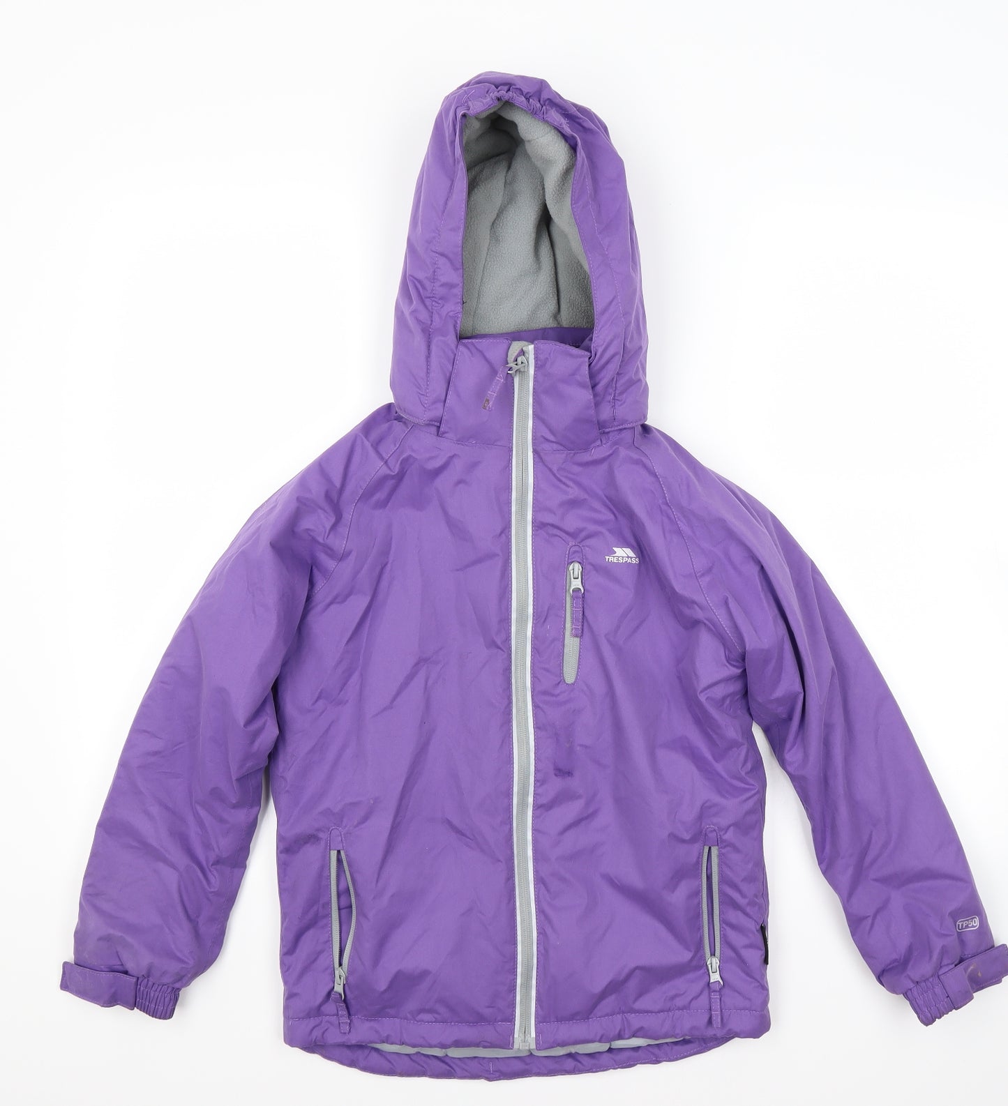 Trespass Girls Purple   Windbreaker Coat Size 7-8 Years
