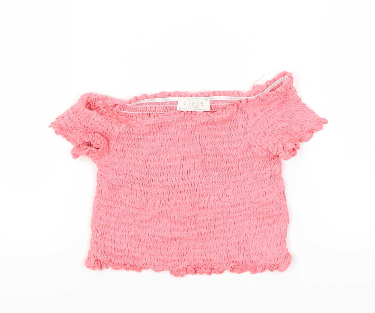 Lipsy Girls Pink   Basic T-Shirt Size 7-8 Years