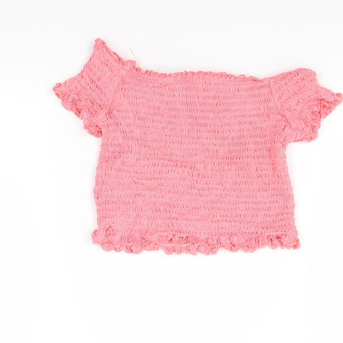 Lipsy Girls Pink   Basic T-Shirt Size 7-8 Years