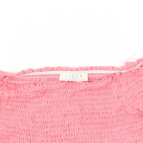 Lipsy Girls Pink   Basic T-Shirt Size 7-8 Years