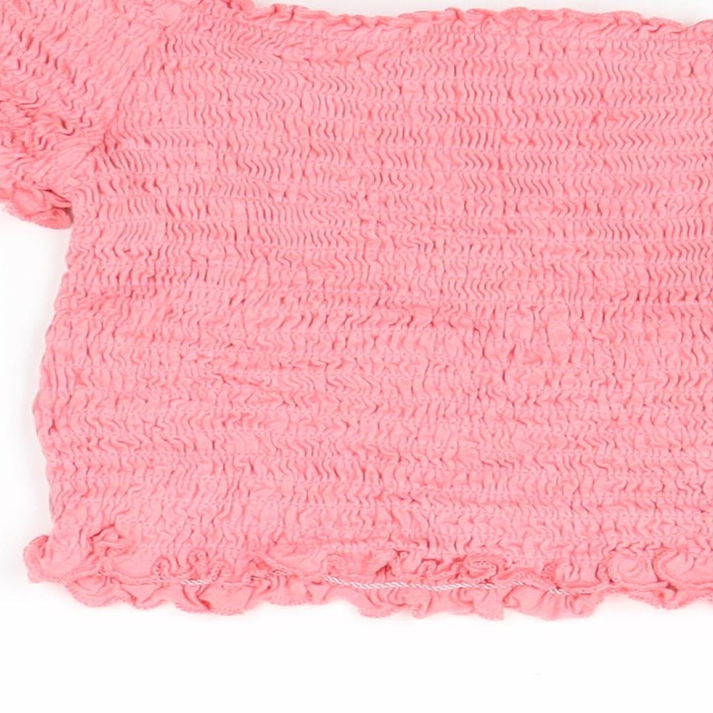 Lipsy Girls Pink   Basic T-Shirt Size 7-8 Years