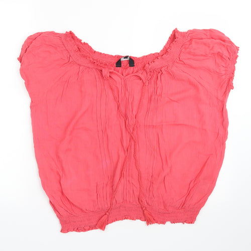 New Look Womens Pink   Basic Blouse Size 12