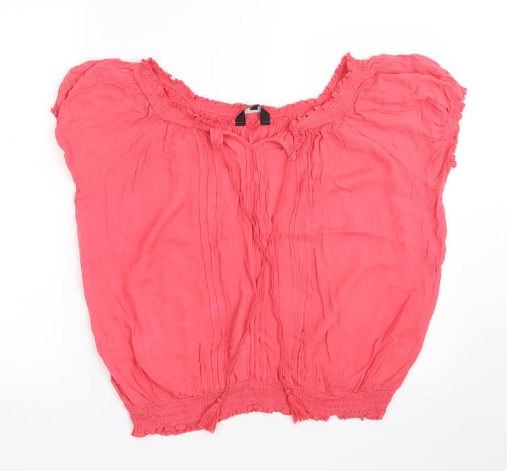 New Look Womens Pink   Basic Blouse Size 12