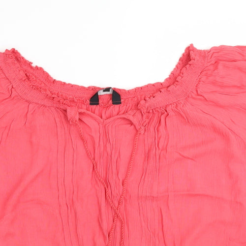 New Look Womens Pink   Basic Blouse Size 12