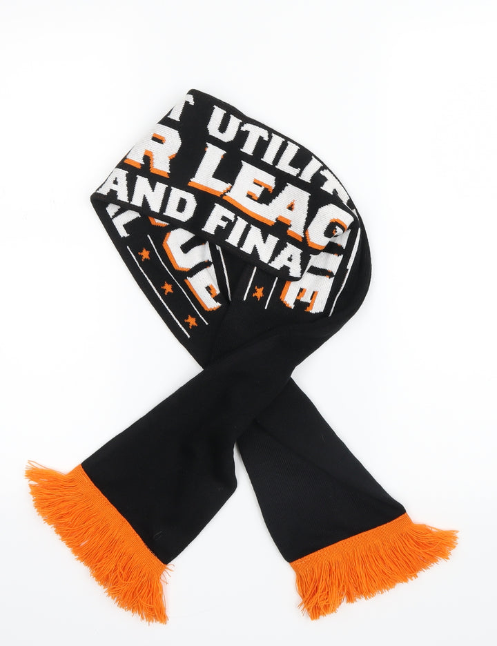 ESM Mens Black  Knit Rectangle Scarf Scarf One Size  - Super League Grand Final