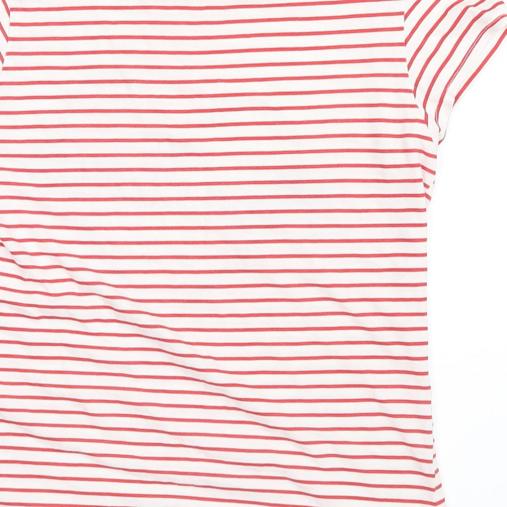 H&M Girls Red Striped  Basic T-Shirt Size 13-14 Years  - Mon amie