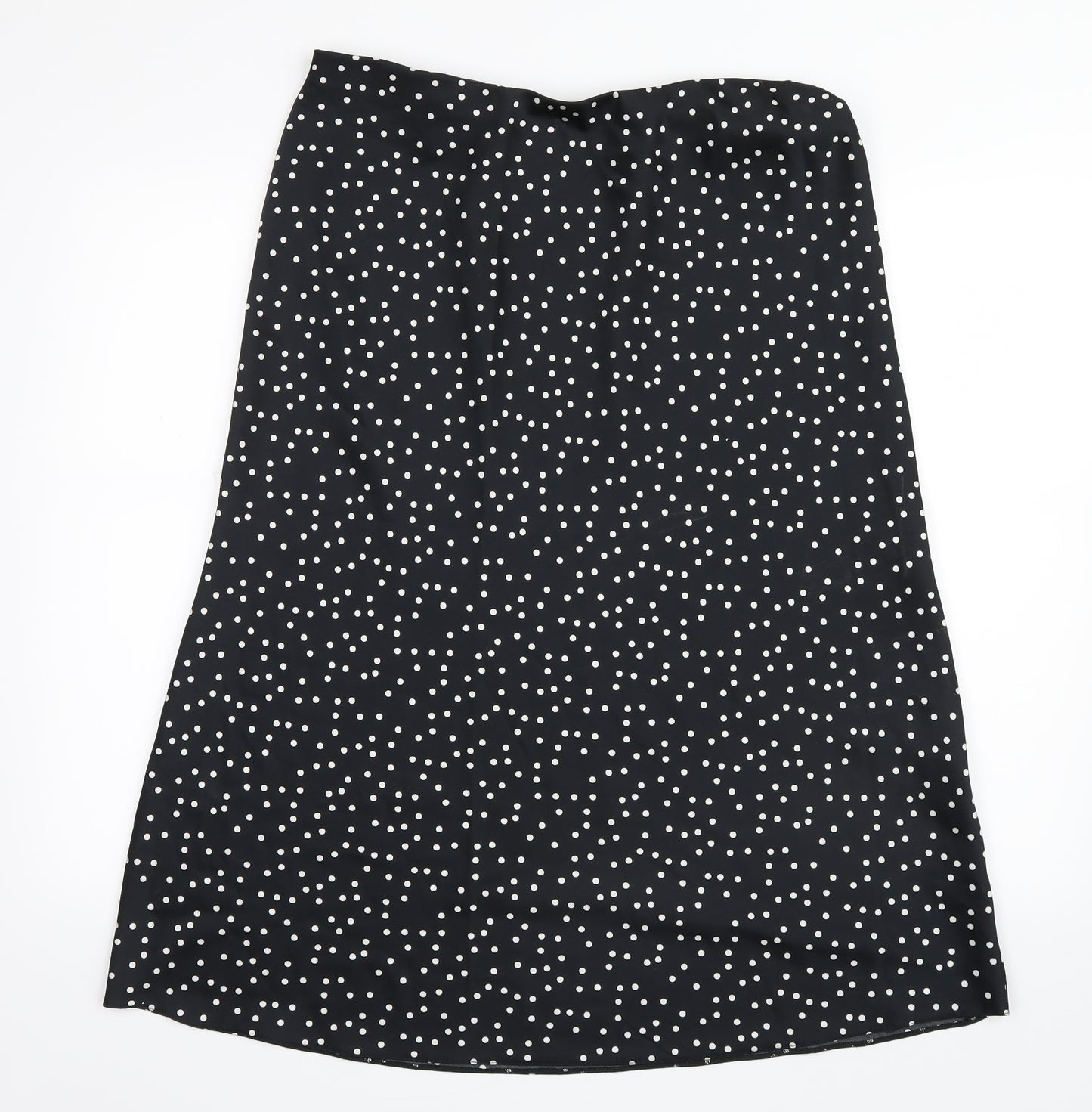 George Womens Black Polka Dot  Straight & Pencil Skirt Size 16  - Sheer