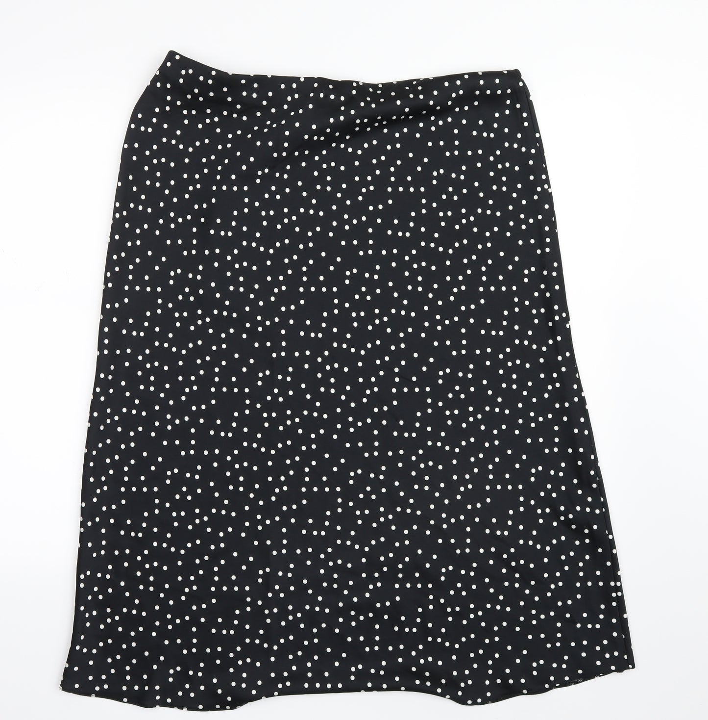 George Womens Black Polka Dot  Straight & Pencil Skirt Size 16  - Sheer
