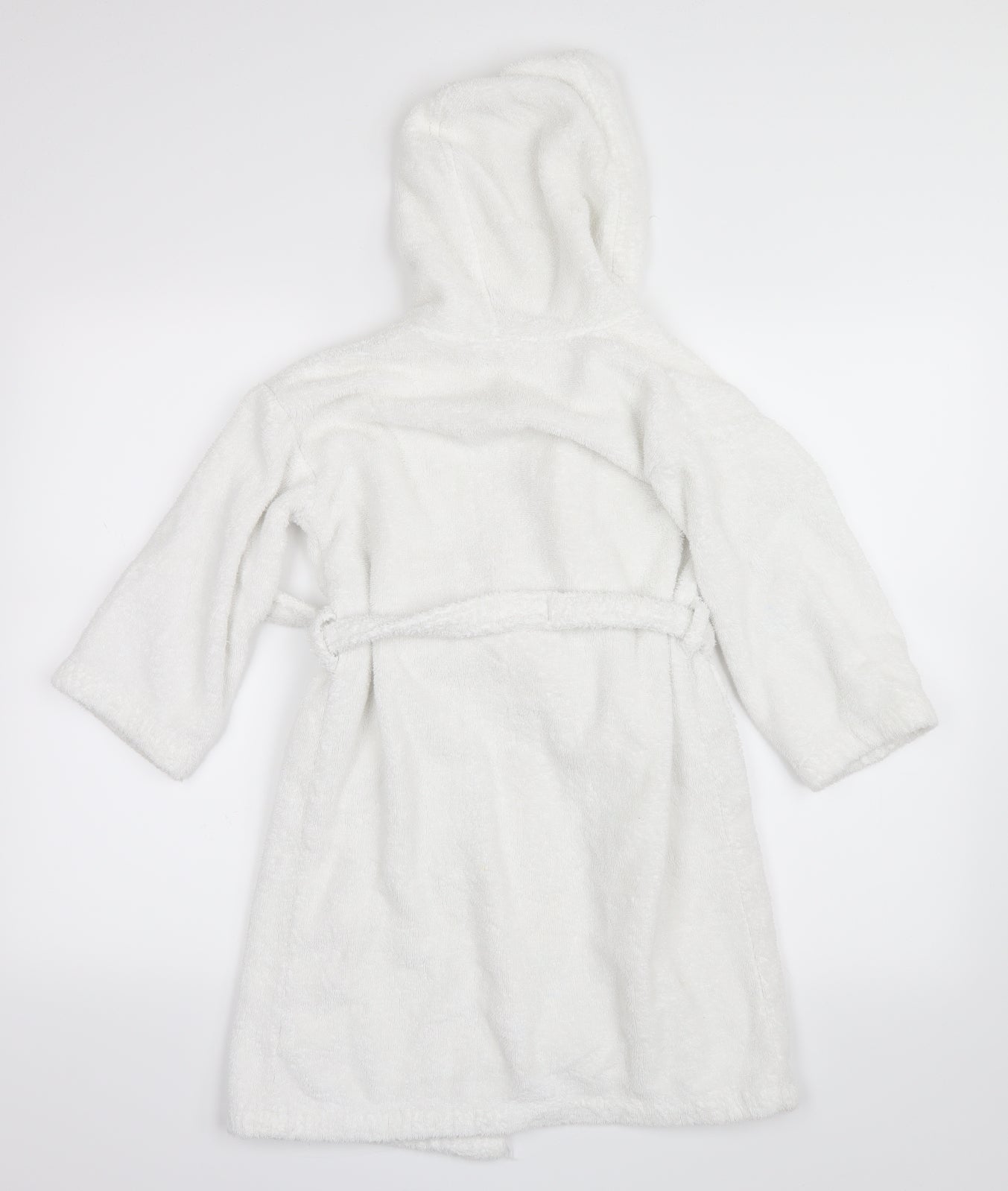 the little white company Girls White Geometric  Top Gown Size 5-6 Years