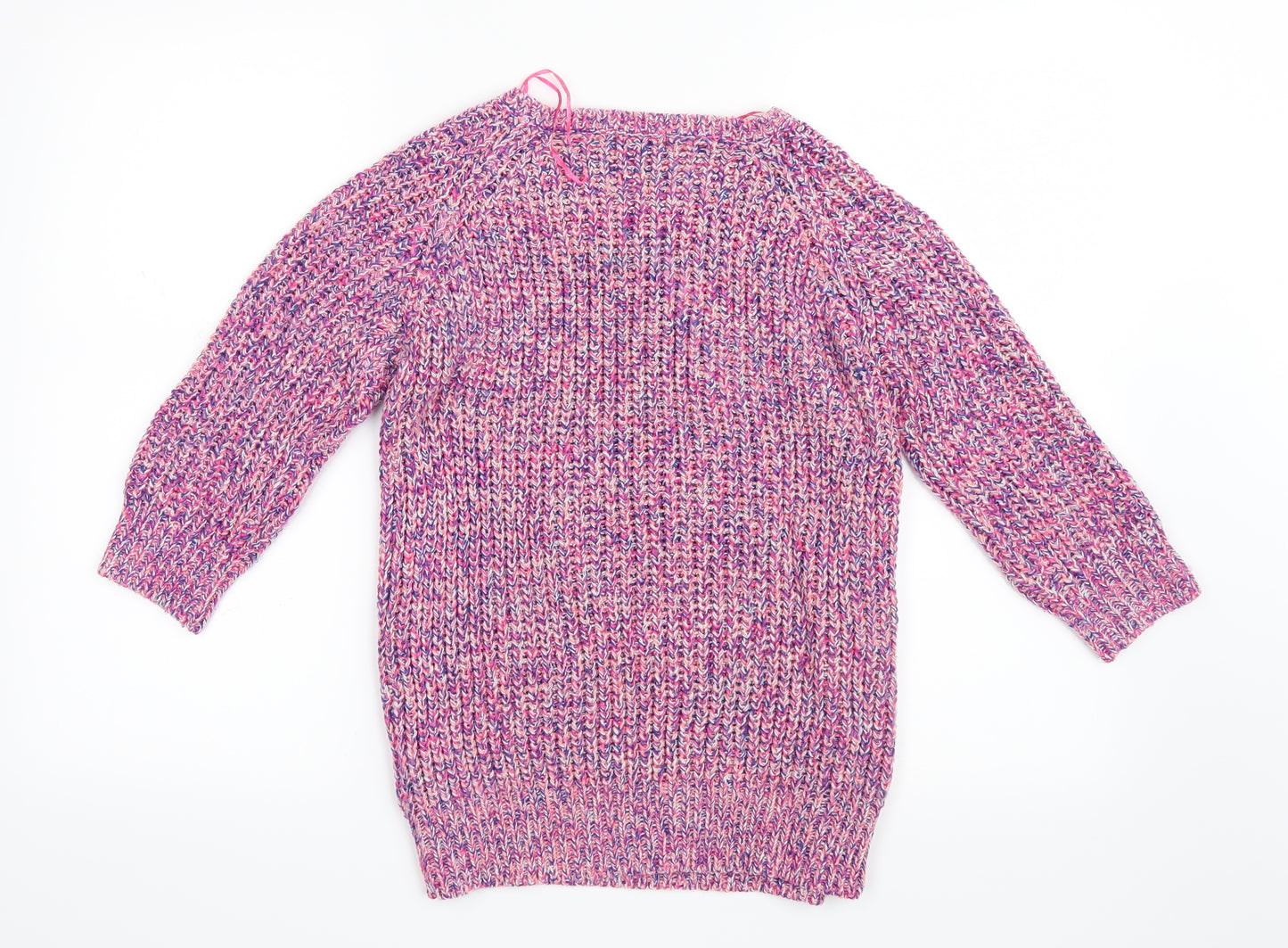 F&F Womens Pink  Knit Pullover Jumper Size 8