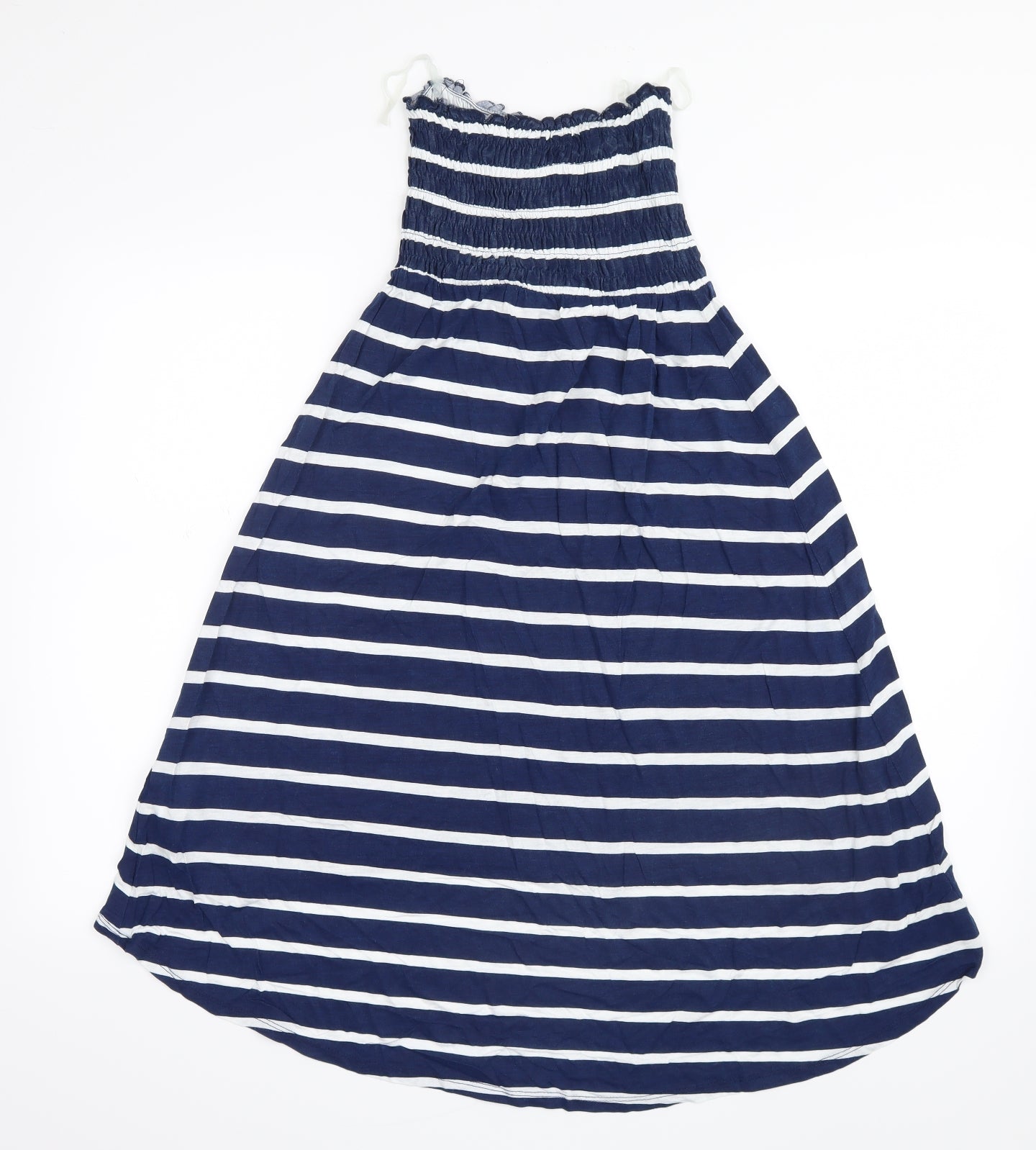 New Look Womens Blue Striped  T-Shirt Dress  Size 10