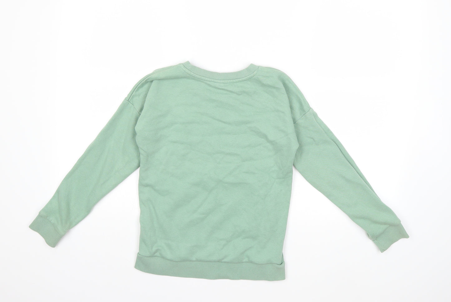 TU Girls Green   Pullover Sweatshirt Size 9 Years
