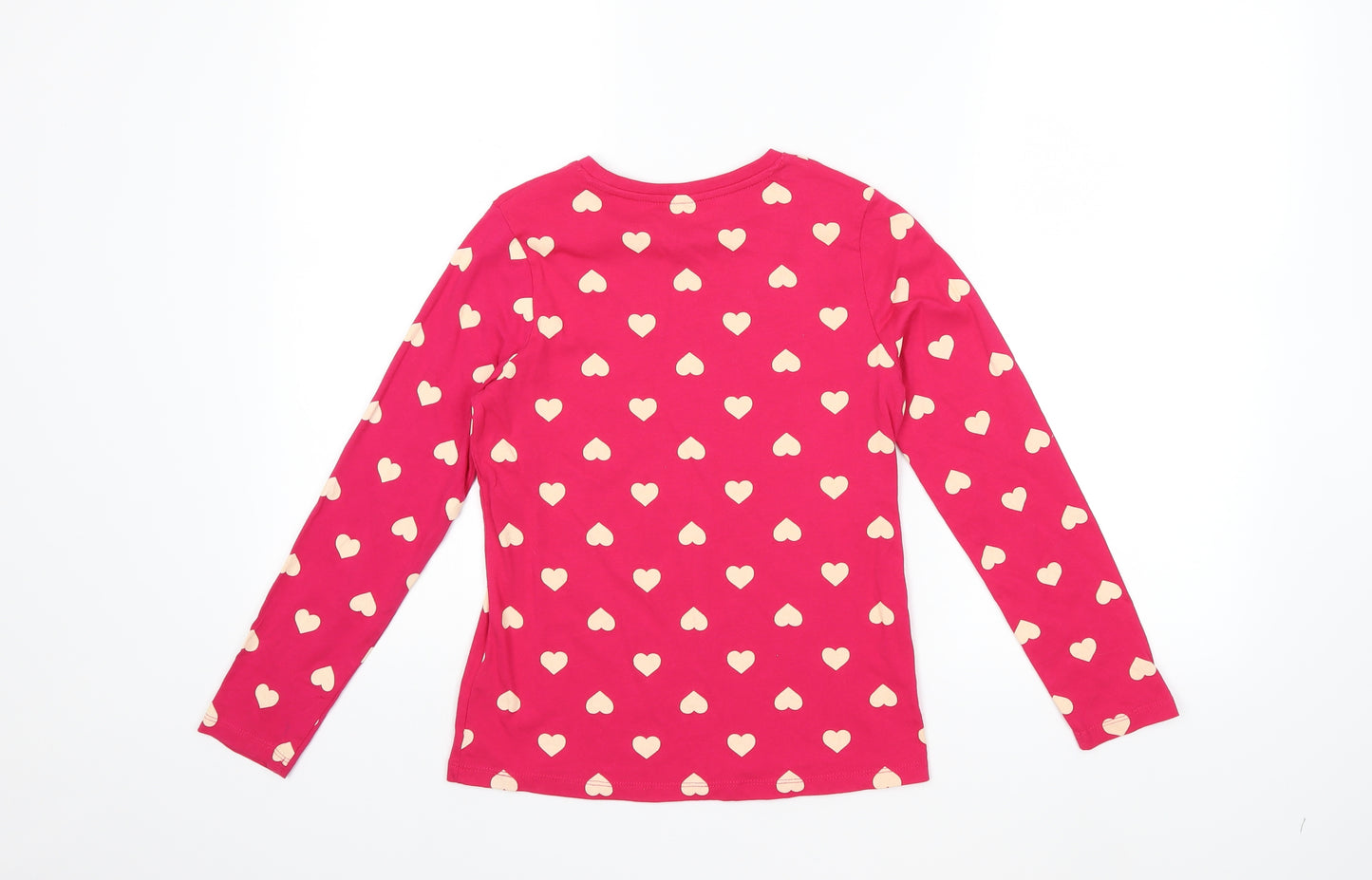 George Girls Pink   Basic T-Shirt Size 9-10 Years