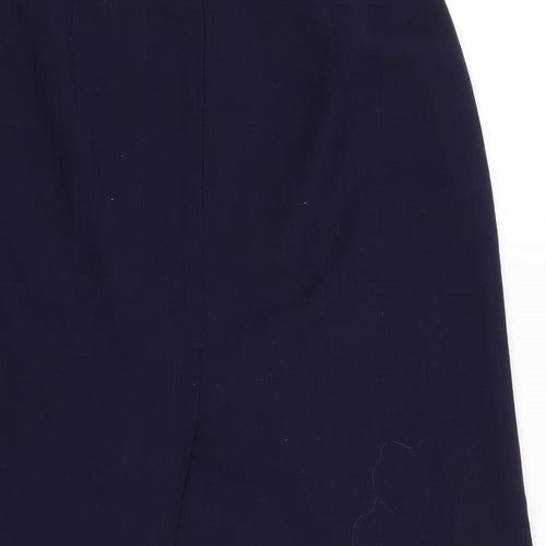 Preworn Womens Blue   A-Line Skirt Size 28 in