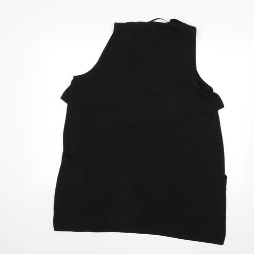 River Island Womens Black   Jacket Waistcoat Size 8