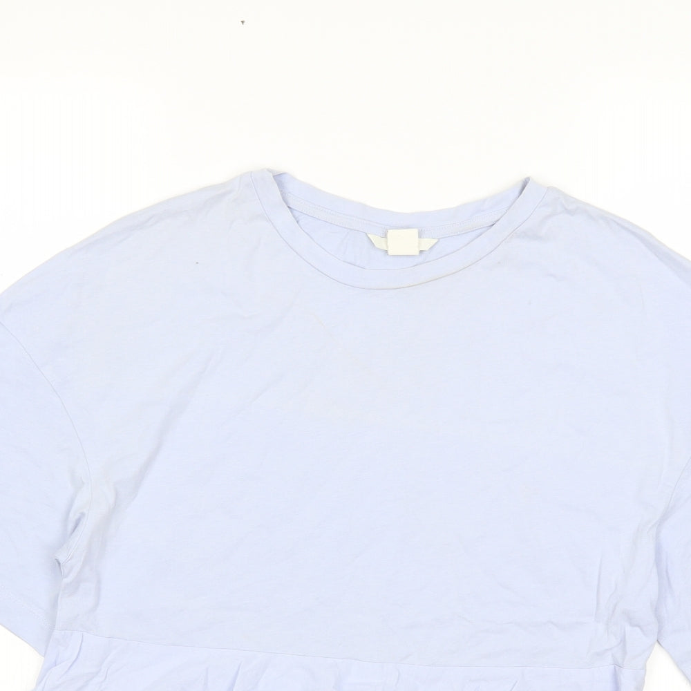 H&M Womens Blue   Basic T-Shirt Size XS