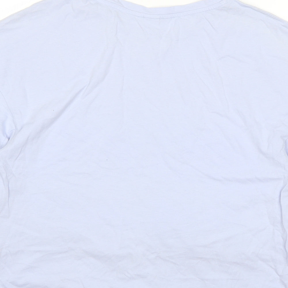 H&M Womens Blue   Basic T-Shirt Size XS