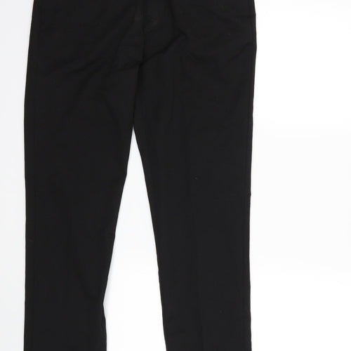 Peacocks Mens Black   Trousers  Size 32 in L30 in