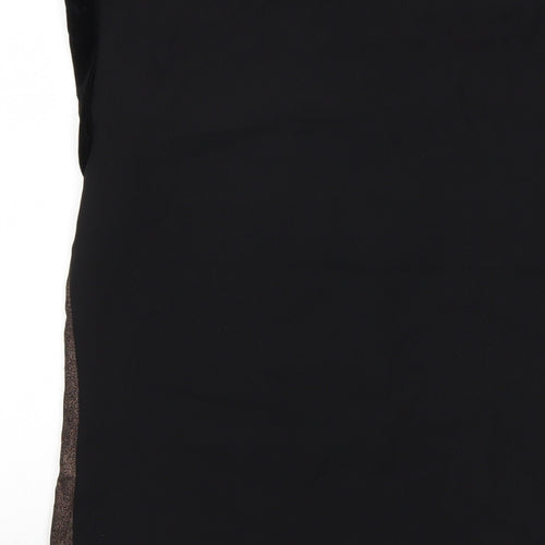 Oasis Womens Black   Basic T-Shirt Size 8