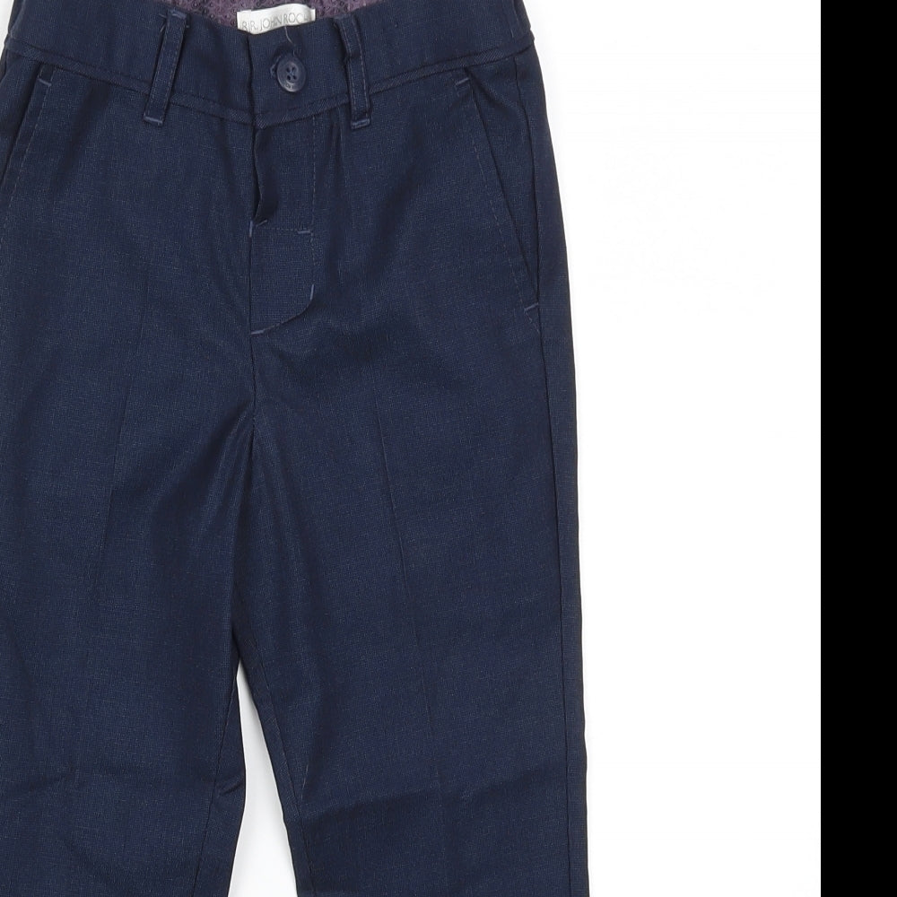 Rocha Little Rocha Boys Blue   Dress Pants Trousers Size 4 Years