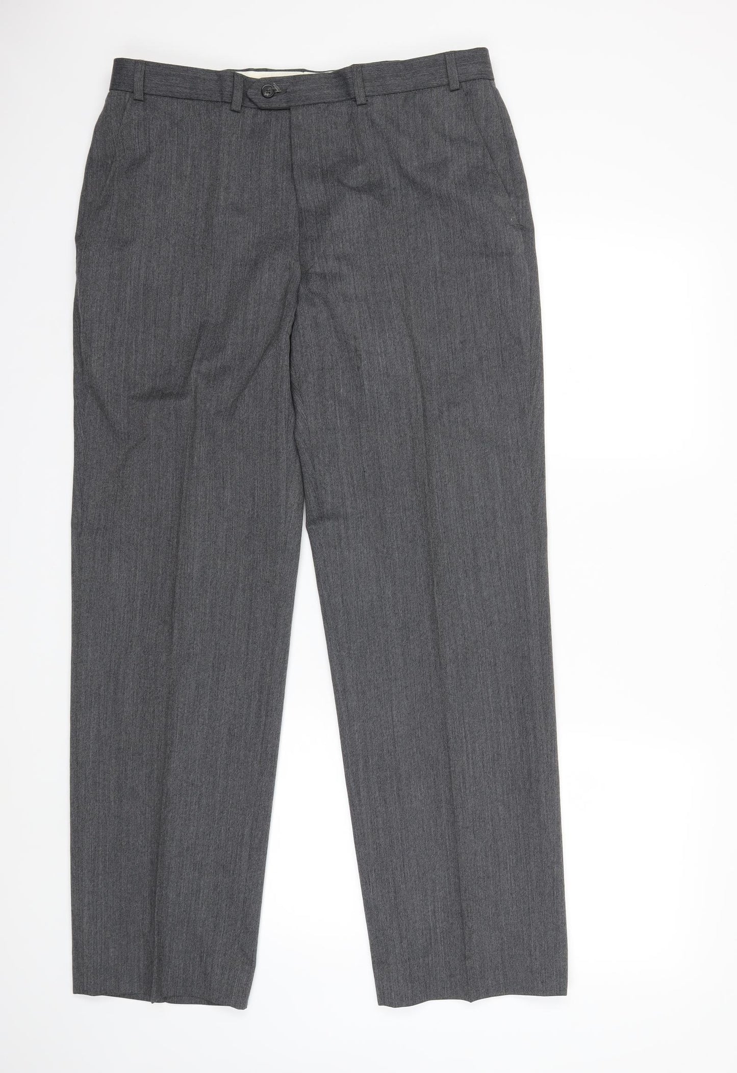 St michael Mens Grey   Trousers  Size 36 in L31 in