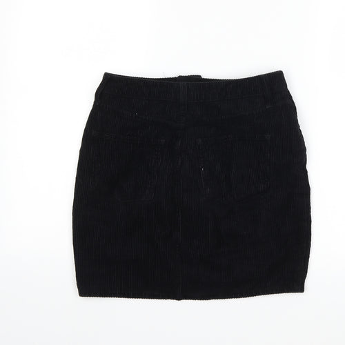 BDG Womens Black  Corduroy Mini Skirt Size S
