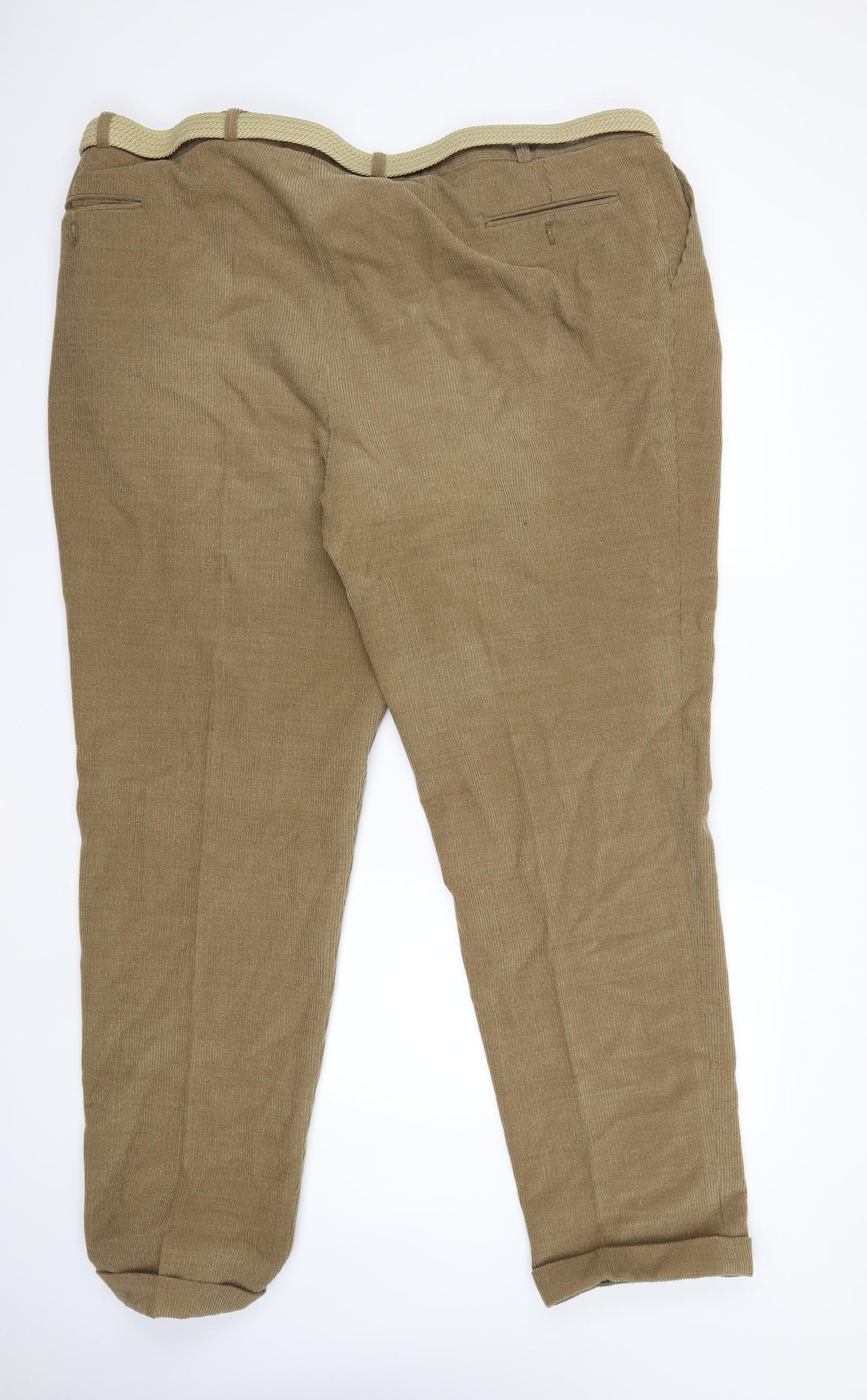 Preworn Mens Beige  Corduroy Trousers  Size 48 in L34 in