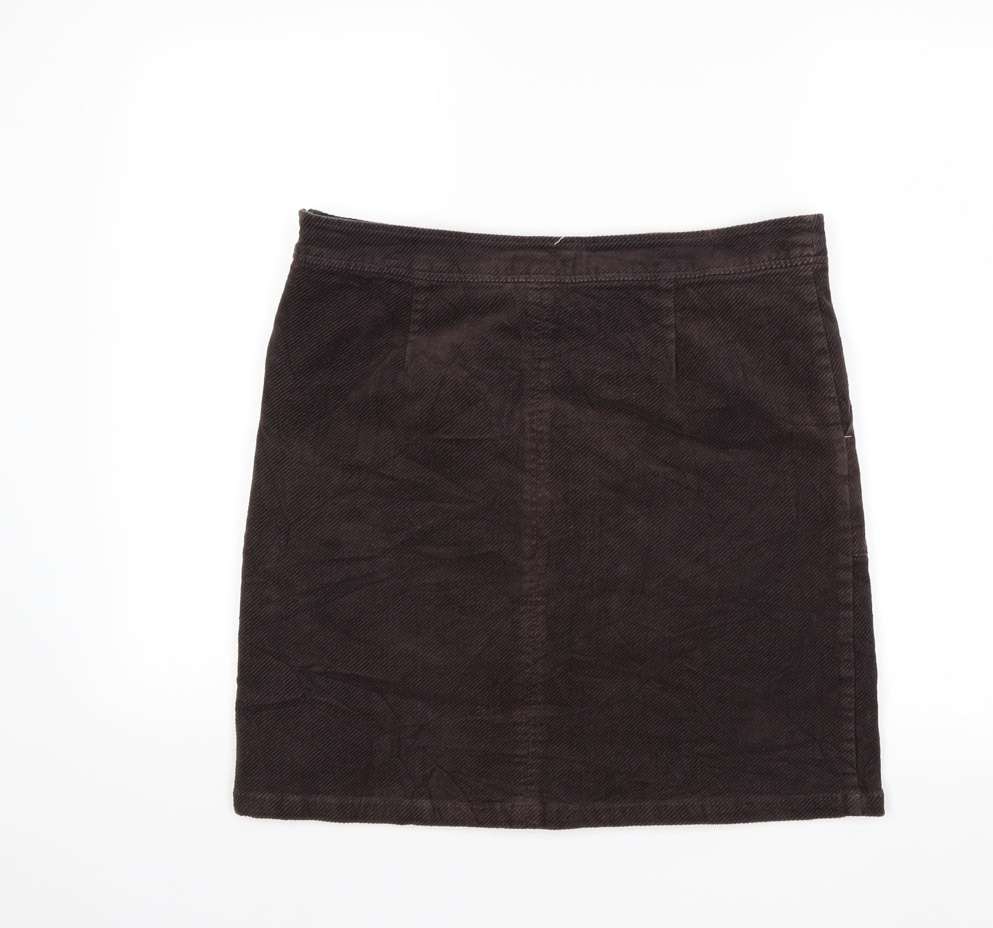 White Stuff Womens Brown  Corduroy Mini Skirt Size 14
