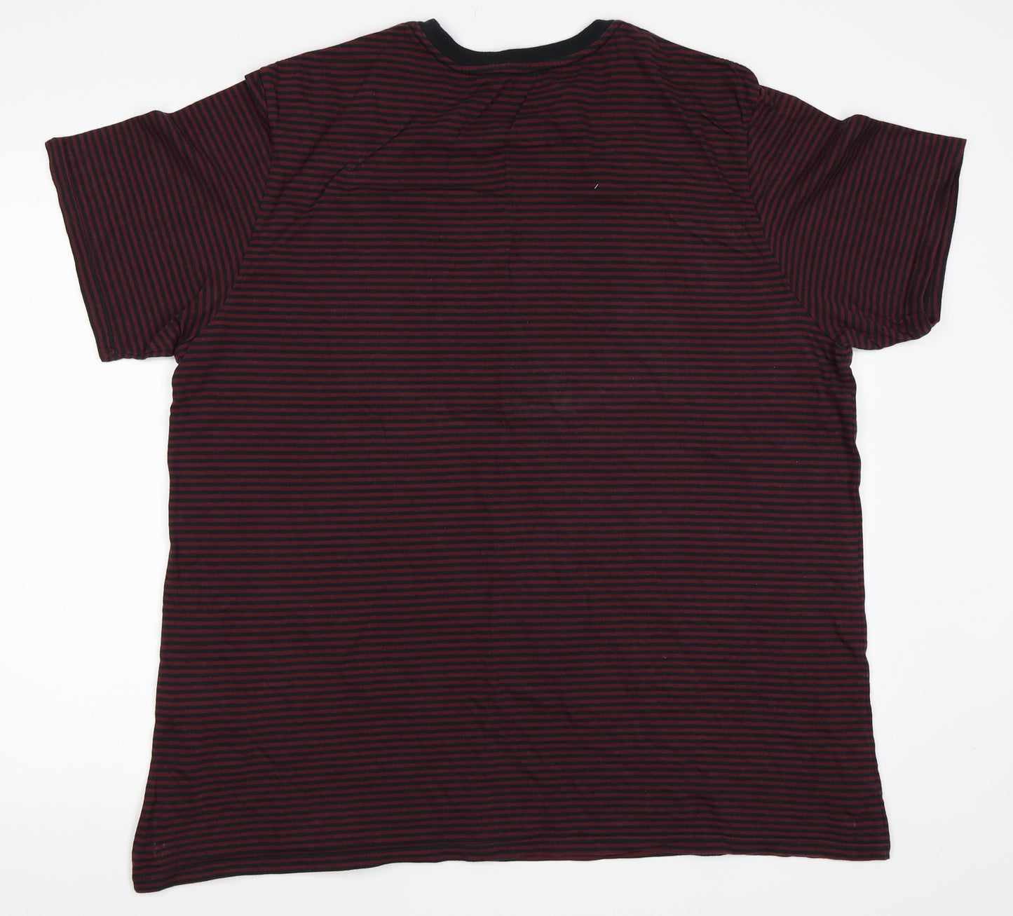 Levi's Mens Red Striped   T-Shirt Size 2XL