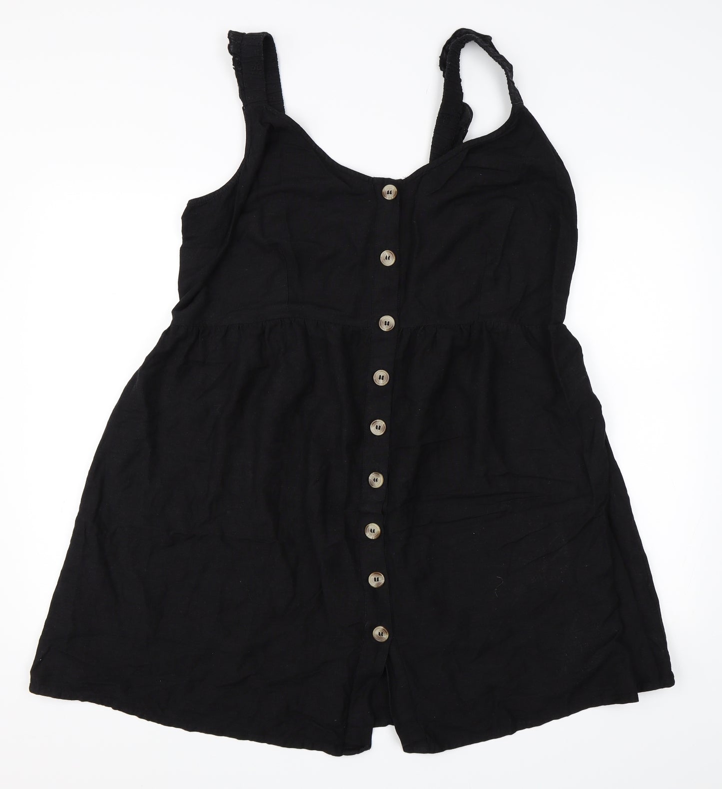 JD Williams Womens Black   Skater Dress  Size 22