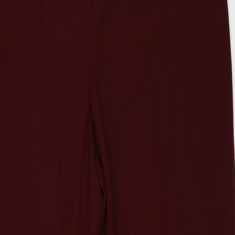 Preworn Womens Red   Trousers  Size 18 L32 in