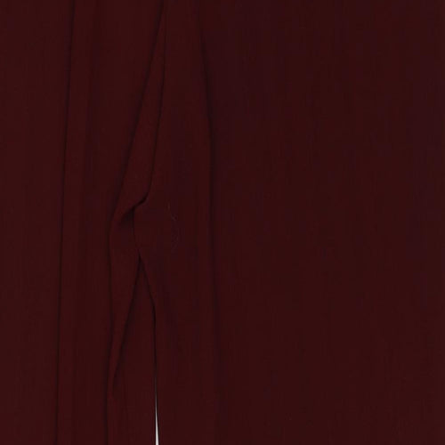 Preworn Womens Red   Trousers  Size 18 L32 in
