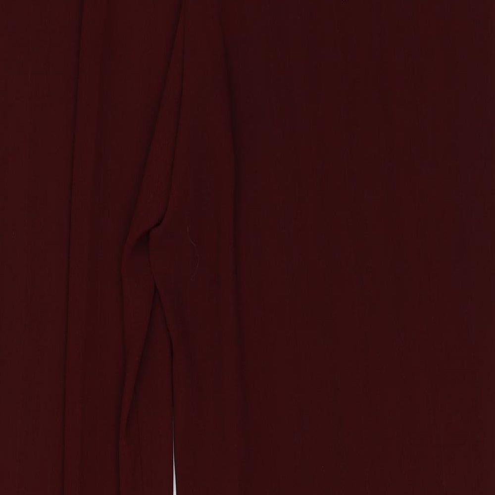 Preworn Womens Red   Trousers  Size 18 L32 in