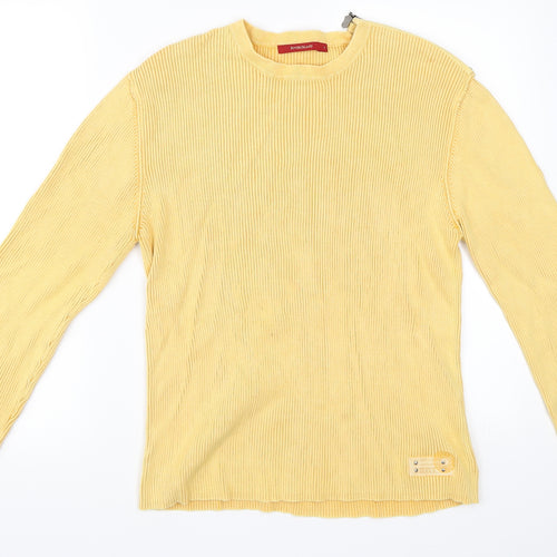 River Island Womens Yellow   Pullover Jumper Size L