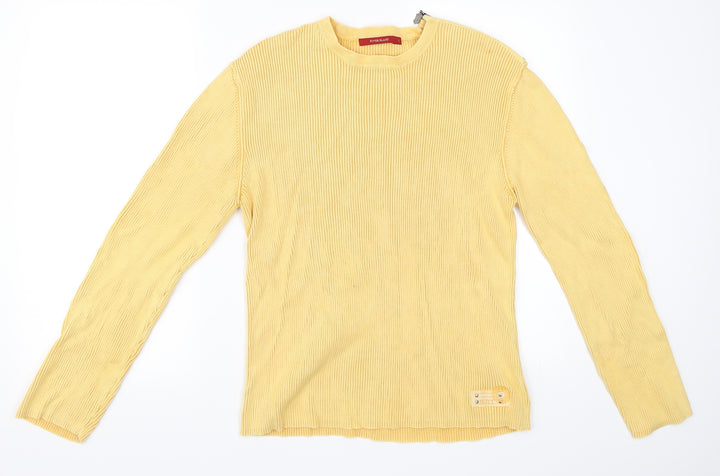 River Island Womens Yellow   Pullover Jumper Size L