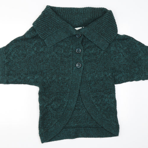 New Look Womens Green   Cardigan Jumper Size 12