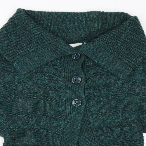 New Look Womens Green   Cardigan Jumper Size 12