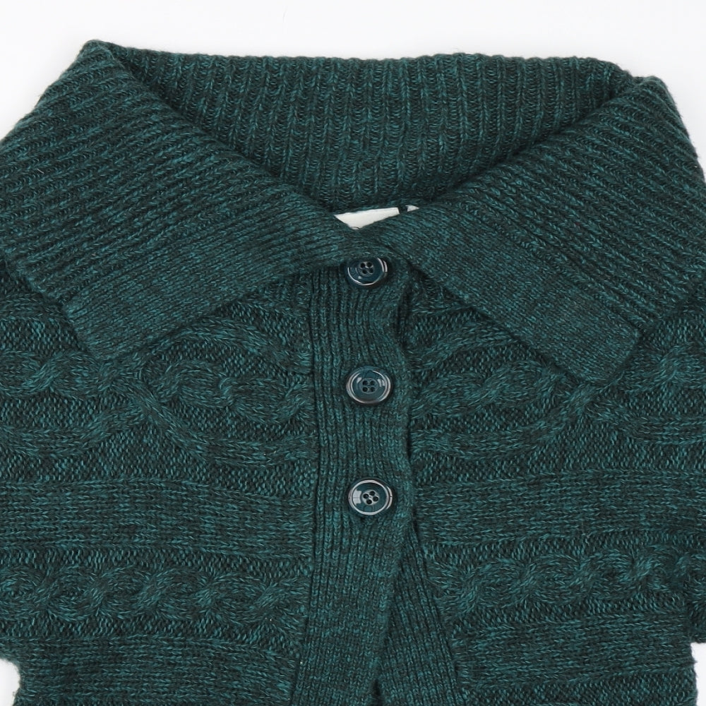 New Look Womens Green   Cardigan Jumper Size 12