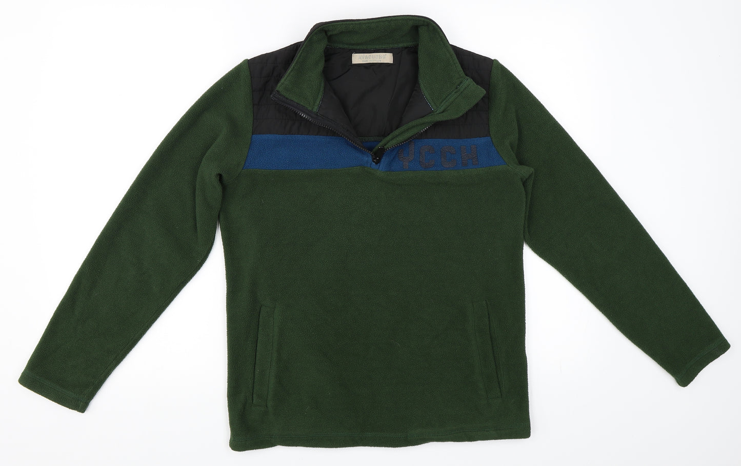 Ayacucho Boys Green   Henley Sweatshirt Size 14 Years