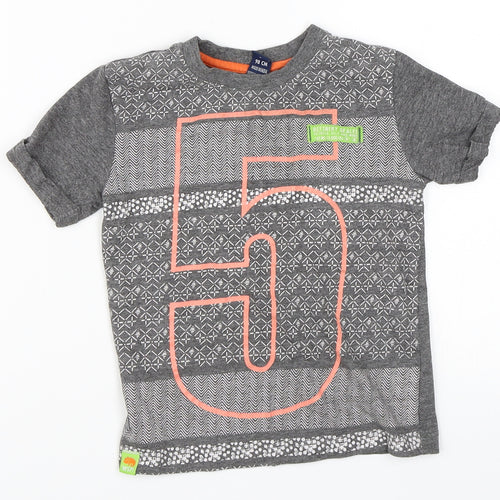 Preworn Boys Grey   Basic T-Shirt Size 3 Years
